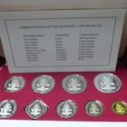 Rare 1985 Bahamas Franklin Mint Proof 9 Coin Set In Box W coa   Columbus  5 Coin