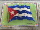 Vintage Early Felt Tobacco Blanket Advertising Premium Country Flags Lot Of 4