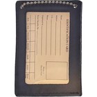 Boston Leather Custom Badge Cutout   Id Holder Neck Chain  1955 Series Chicag   