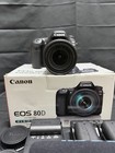 Canon Eos 80d   18-135mm Is Usm Lens   Rode Mic   Extras     Open Box