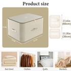 Comforter Storage Bag  Ultra Space Saving Self Compression Organizer With Dou   