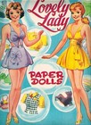 Vintage Uncut 1950 s Lovely Lady Paper Dolls lucy Clothing   1 Top Reproduction