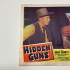 1956 Hidden Guns Original 11x14    Lobby Card Bruce Bennet Richard Arlen