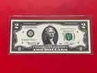 1976 Star Note  2 Two Dollar Bill   Cleveland D   Low Serial Number Uncirculated