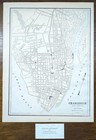 Vintage 1891 Charleston South Carolina Map 11 x14    Old Antique Original Sc