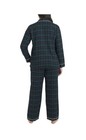 Lands  End Women s Cotton Flannel 2-piece Pajama Set Green Size M
