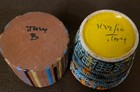 2 Mcm Aldo Londi Bitossi Italy Small Ceramic Pots 3 x 4   3  X 3    b    H32 10