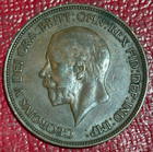 High Grade Au Details 1936 Great Britain English Large Penny-apr688