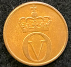 Norway 2 Ore Random Year Circulated World Coins