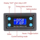 Delay Relay Module  Dc 6-30v Timer Relay 12v 24v 0 01s-9999min 50ma Digital T   