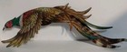 Mcm Tin Lightweight Metal Pheasant Wall Hanging Decor Painted Cabin Wildlife 17 