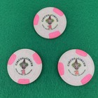 Circus Circus  1 Poker Chips Las Vegas Nevada Casino Gambling Token - Lot Of 3