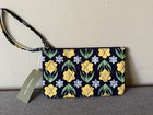 Vera Bradley Zip Wristlet Daffodils  New Ships Same Day