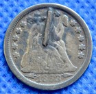 Love Token On 1853 Dime - P p l l i    n182