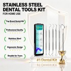 Dental Tools Dental Pick For Teeth Cleaning Stainless Steel Hygiene Kit Perfect
