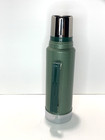 Vintage Green Silver Insulated Aladdin Stanley Thermos  A-944dh 1 Quart Made Usa