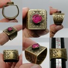 Wonderful Old Stone Wonderful  Unique Ring With Stone