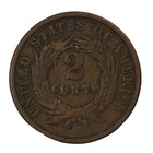 1869 Two Cents Coin United States 2c Piece