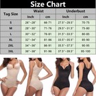 Women Full Body Waist Trainer Body Shaper Underbust Corset Cincher Bodysuits Us