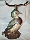 Antique Nuydea Usa Cast Iron Flower Garden Duck Bird Grass Lawn Water Sprinkler