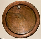 Egyptian Vintage antique Brass Art Wall Hanging Plate Engraved 8 5 Inch Diameter