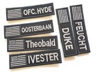3-12 Pcs  Usa Flag Custom Name Patch Tag Personalized Biker Military Patch