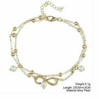 Women Ankle Bracelet 925 Sterling Anklet Silver Boho Foot Chain Beach Foot Chain