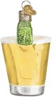 Old World Christmas Glass Blown Ornament For Christmas Tree  Tequila Shot