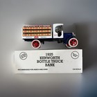 Kenworth 1925 Pepsi-cola Bottle Truck Bank Diecast 1 34 Scale Locking Coin Bank