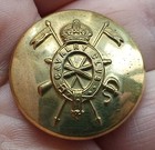Scarce Cavalry Club Large 25 4mm Gilt Uniform Button By Simpson   Son