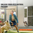 Sliding Glass Door Pet Door With Aluminum Frame