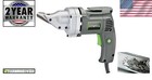 4 Amp Electric Metal Shear With Swivel-head   Variable Speed - 14 Gauge Cutting