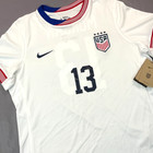 New Nike Alex Morgan Uswnt Soccer Home White Usa Jersey Womens Sz L  95