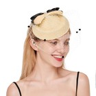 Women Fascinators Hat Hair Clip Wedding Cocktail Headband Tea Party Feather