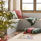 50 x60  Chunky Plaid Throw Blanket Red green - Hearth   Hand With Magnolia Nwt