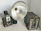 Vintage Kodak Brownie Camera Bundle     Hawkeye Flash   Target Six-20 1950s Lot