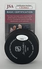 Bernie Federko Signed St  Louis Blues Official Game Puck Autographed Jsa