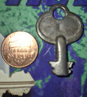 Obsolete Lever Lock Fitted Padlock Barrel Key  1 