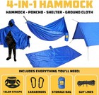 Wise Owl Outfitters Camping Hammock     500lbs Portable 4 In 1  Navy 