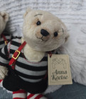 Anna Koetse Netherlands Mohair Artist Bear Twins Tweedledee   Tweedledum Signed 