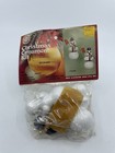 Vintage Walco Snowman Shaped Christmas Ornament Kit Beaded Sequins Makes 2