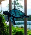 Stained Glass Sea Turtle Suncatcher Sun Catcher    fast Ship  