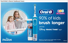 Kids Electric Toothbrush Disney Frozen Clinically Proven Superior Clean