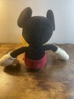 The Disney Store - Corduroy Mickey Mouse - Plush 16    Red Shorts Stuffed Animal