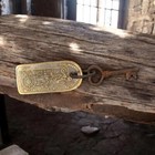 Brothel Room Key With Tag   hotel De Paris    Georgetown Colo  Antique Finish
