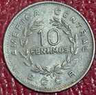High Grade Au 1972 Costa Rica 10 Centimos Coin-feb323