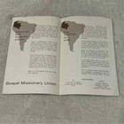Colombia South America Gospel Missionary Union Vintage Brochure Bx