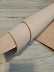 6-7oz Veg  Tan Shoulder Tooling Leather Hide Scrap sheet panel Scrap 12x24 6-7sq
