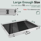 Card Show Display Case Large Aluminum  Trading Card Display Case Suitable For Sp