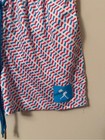 Baseballism Blue And Red Patterned Shorts Size Ym